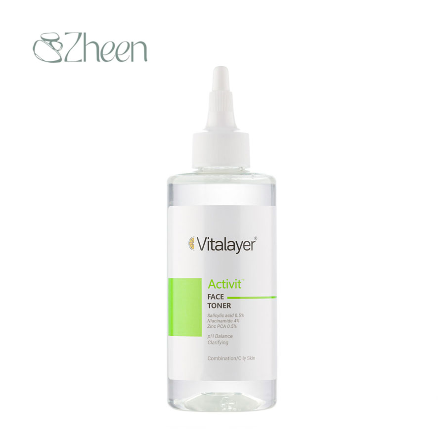 تونر اکتی ویت ویتالیر مناسب پوست چرب حجم 200 میلی لیتر